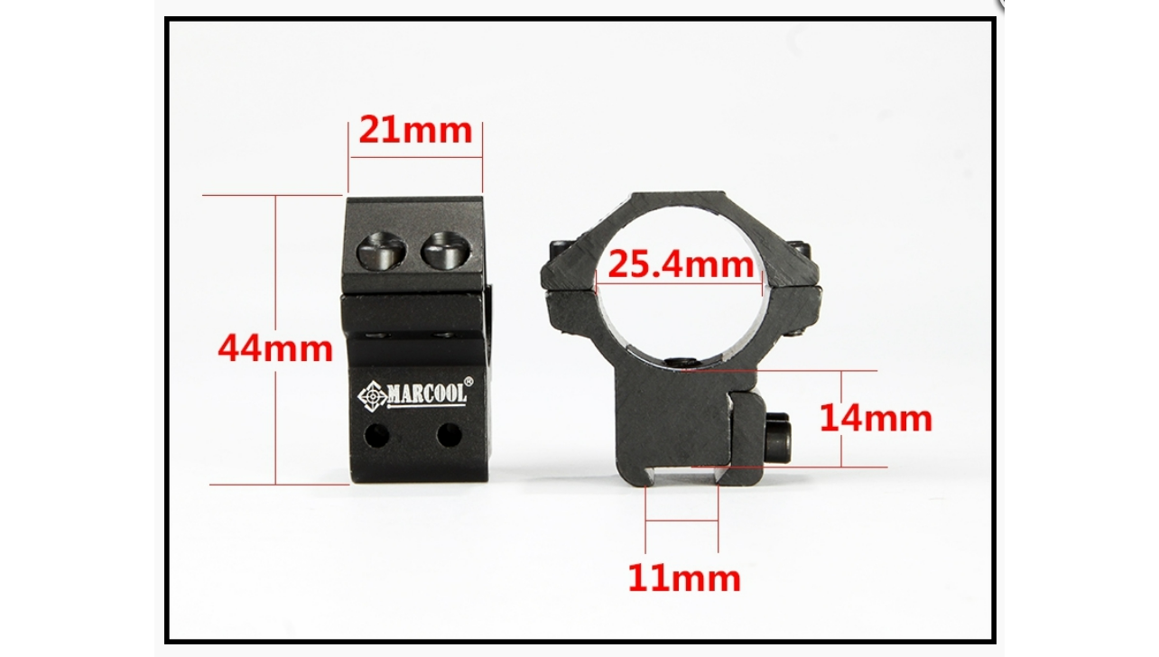Marcool Optics 25.4mm Low Dovetail Mounts