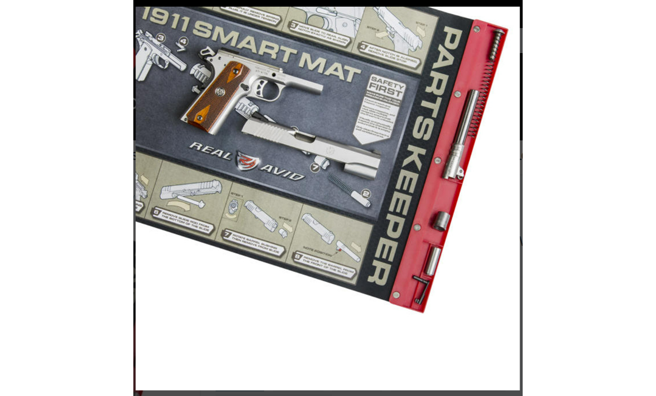 Real Avid 1911 Oil Resistant Gun Cleaning Mat w Magnetic Parts Tray