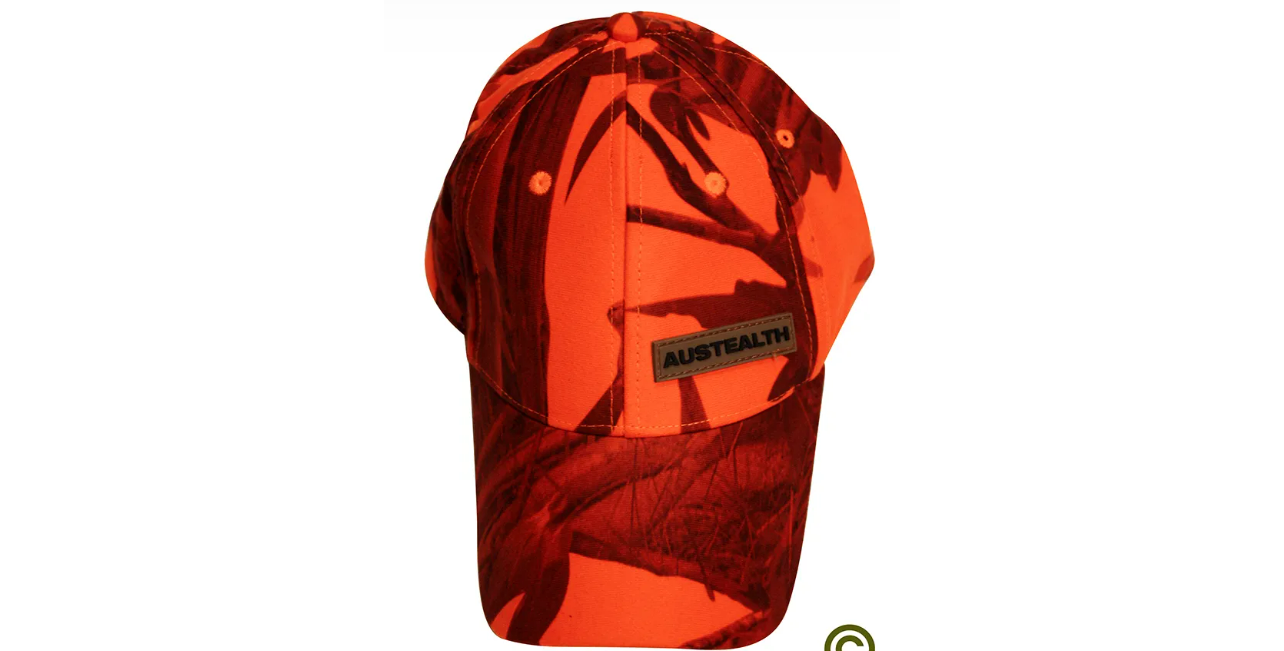 Austealth Orange Camouflage Cap