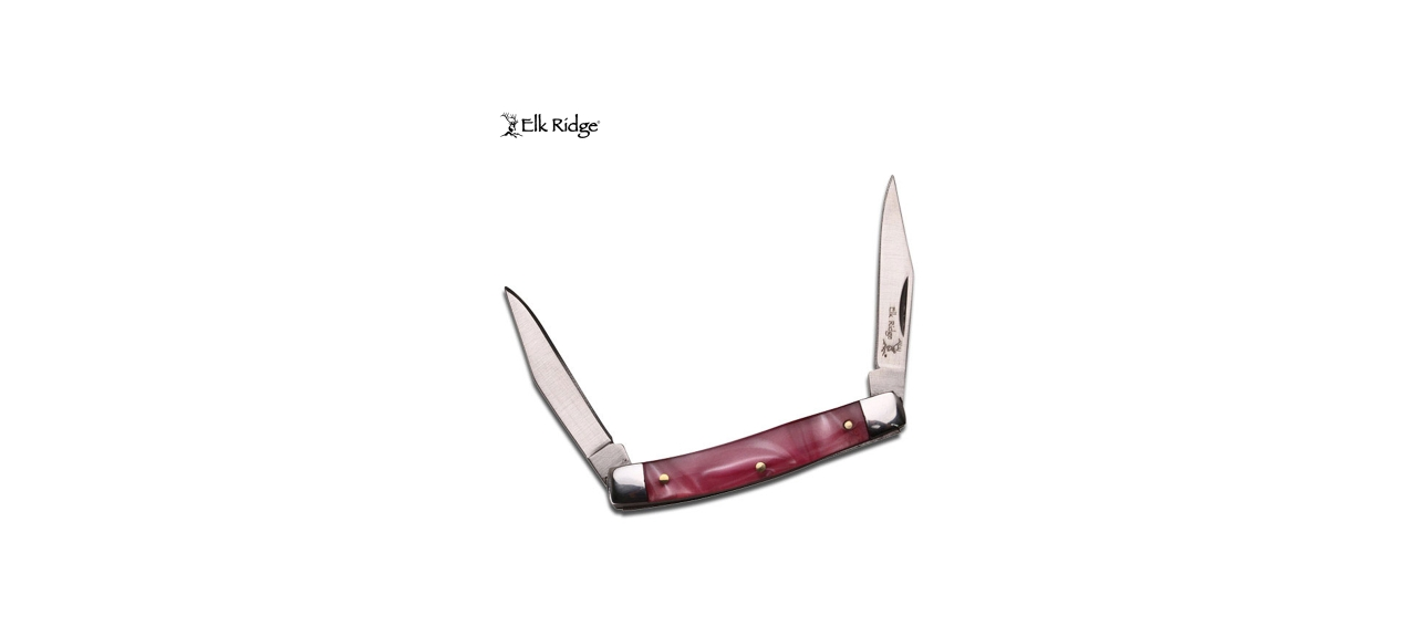 Elk Ridge Pink Dual Folding Knife