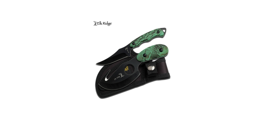 Elk Ridge Green Camo Hunting Knife Set