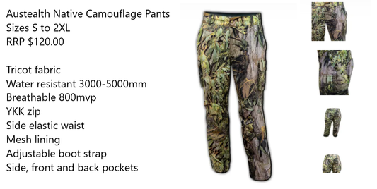 Austealth Native Camouflage Pants