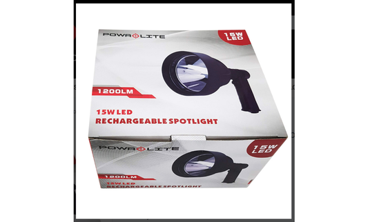 Powa Lite Rechargeable LED 15W Spotlight